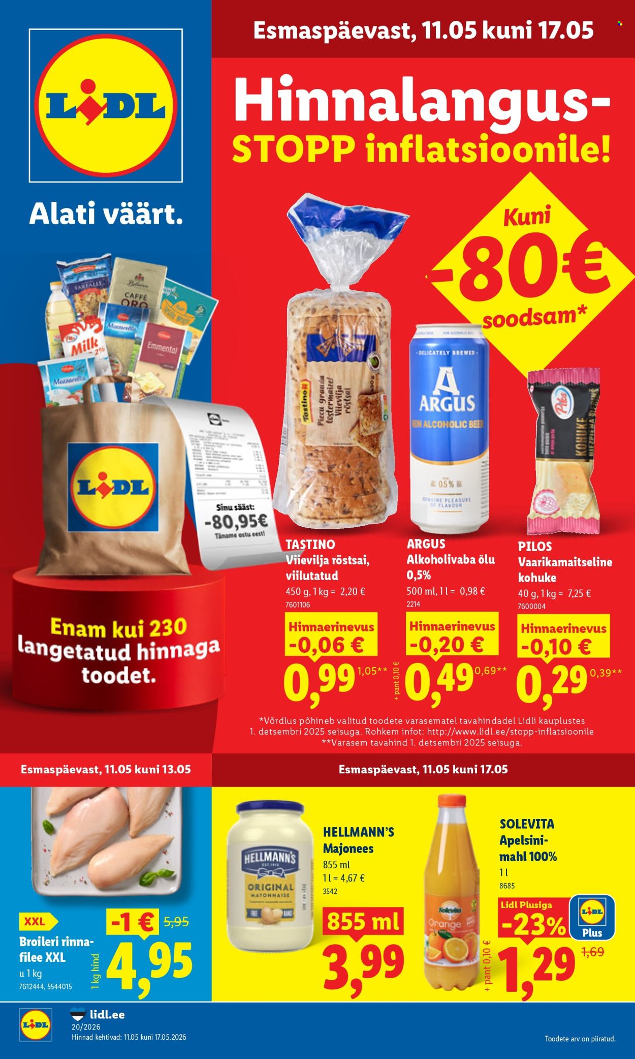 Lidl kliendileht - 11.05.2026 - 17.05.2026. Lehekülg 1