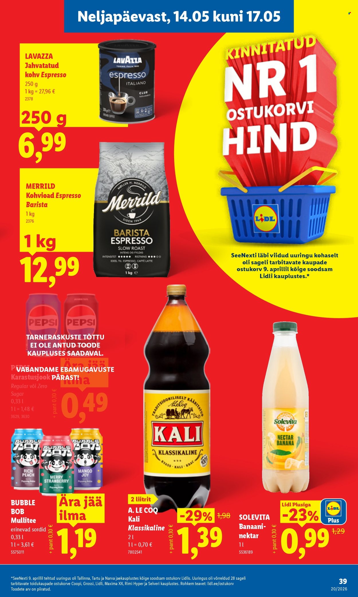 Lidl kliendileht - 11.05.2026 - 17.05.2026. Lehekülg 39