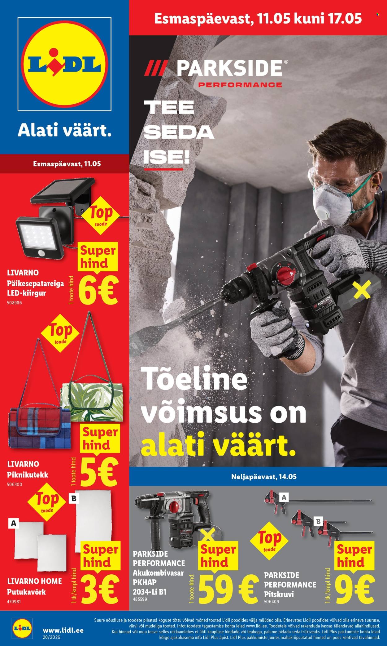 Lidl kliendileht - 11.05.2026 - 17.05.2026. Lehekülg 1