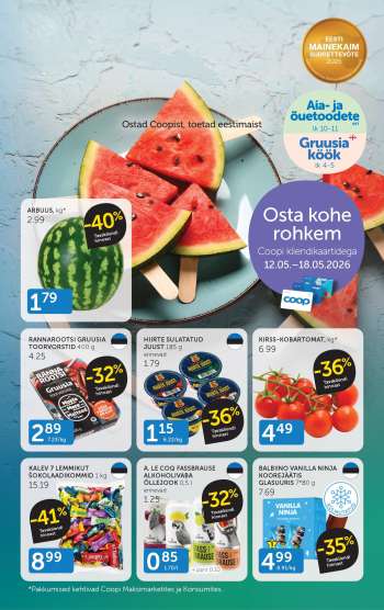 Kaupluse Coop kliendileht - 12.05.2026 - 18.05.2026.