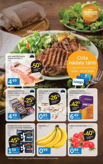 Kaupluse Coop kliendileht - 19.05.2026 - 25.05.2026.