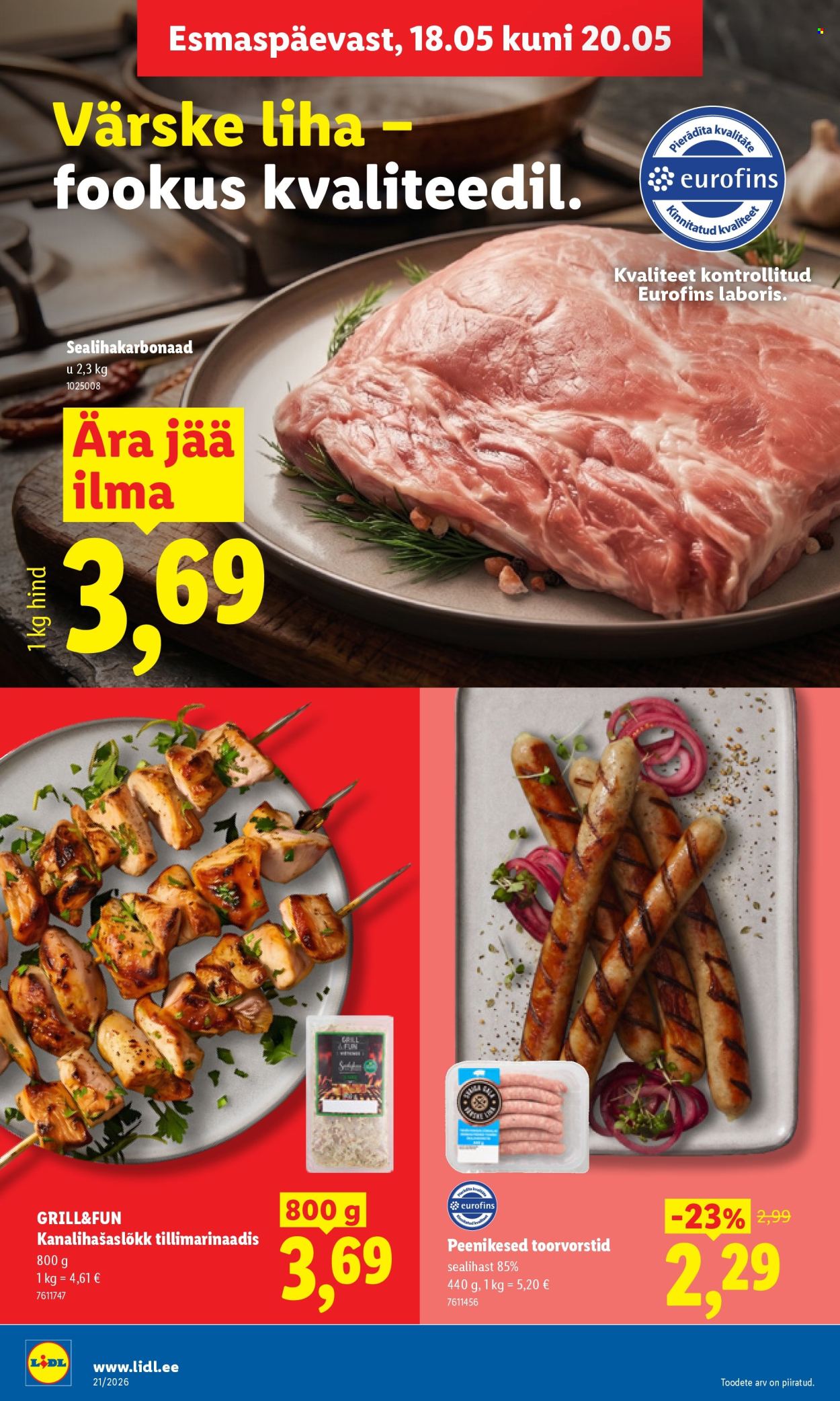 Lidl kliendileht - 18.05.2026 - 24.05.2026. Lehekülg 10