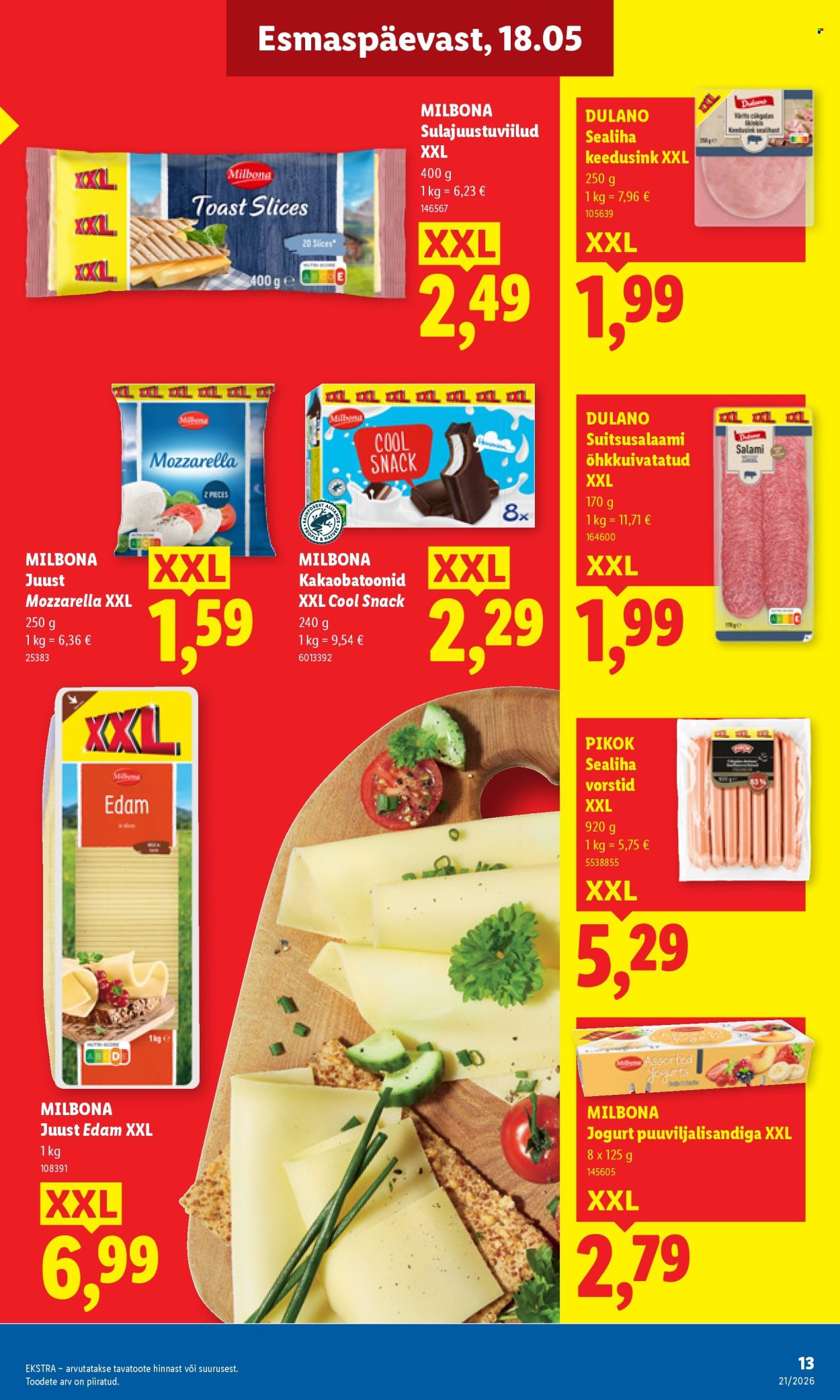 Lidl kliendileht - 18.05.2026 - 24.05.2026. Lehekülg 13