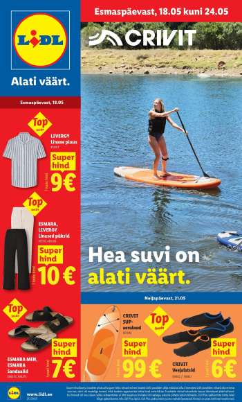 Kaupluse Lidl kliendileht - 18.05.2026 - 24.05.2026.
