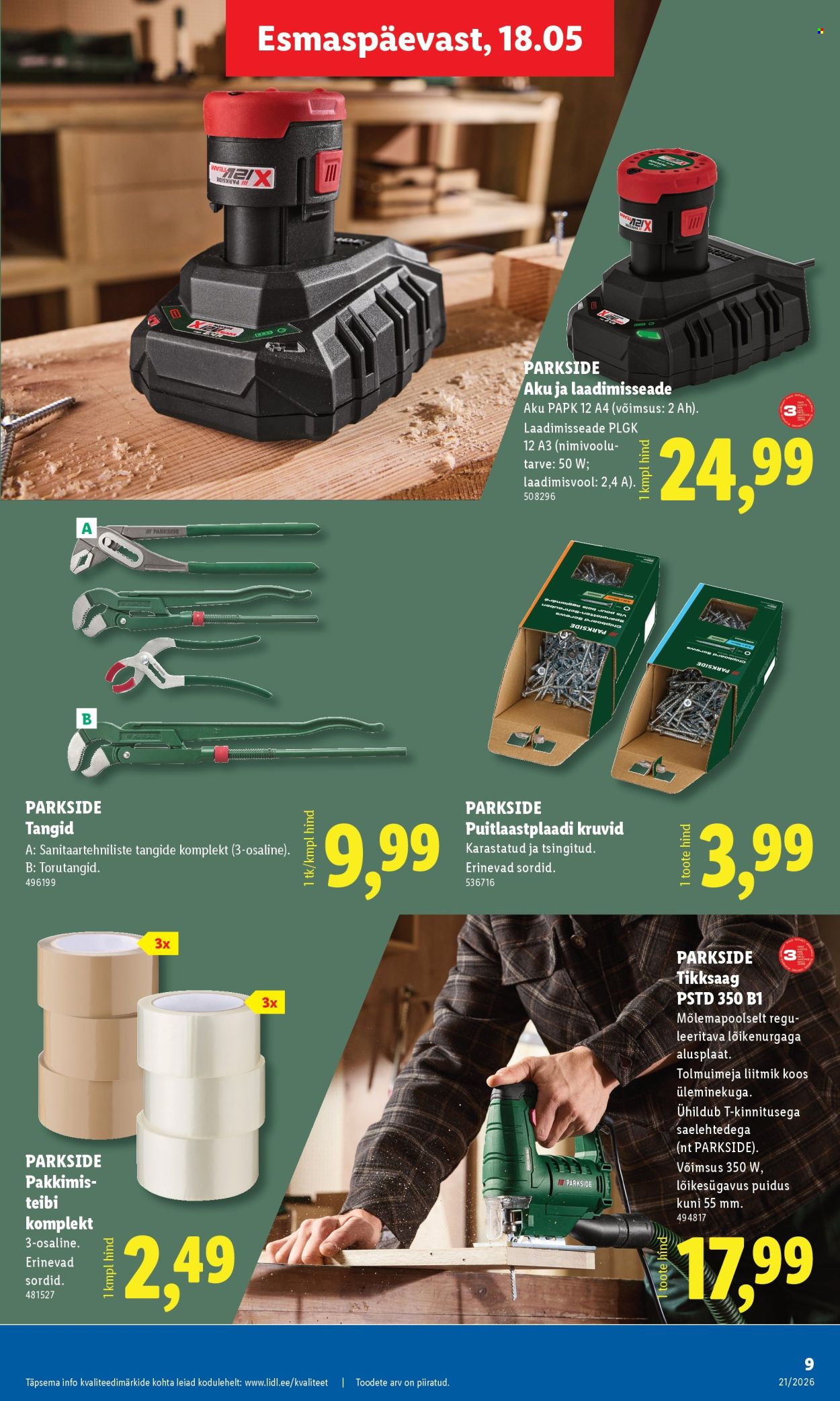 Lidl kliendileht - 18.05.2026 - 24.05.2026. Lehekülg 9
