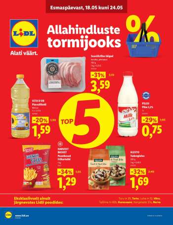Kaupluse Lidl kliendileht - 18.05.2026 - 24.05.2026.