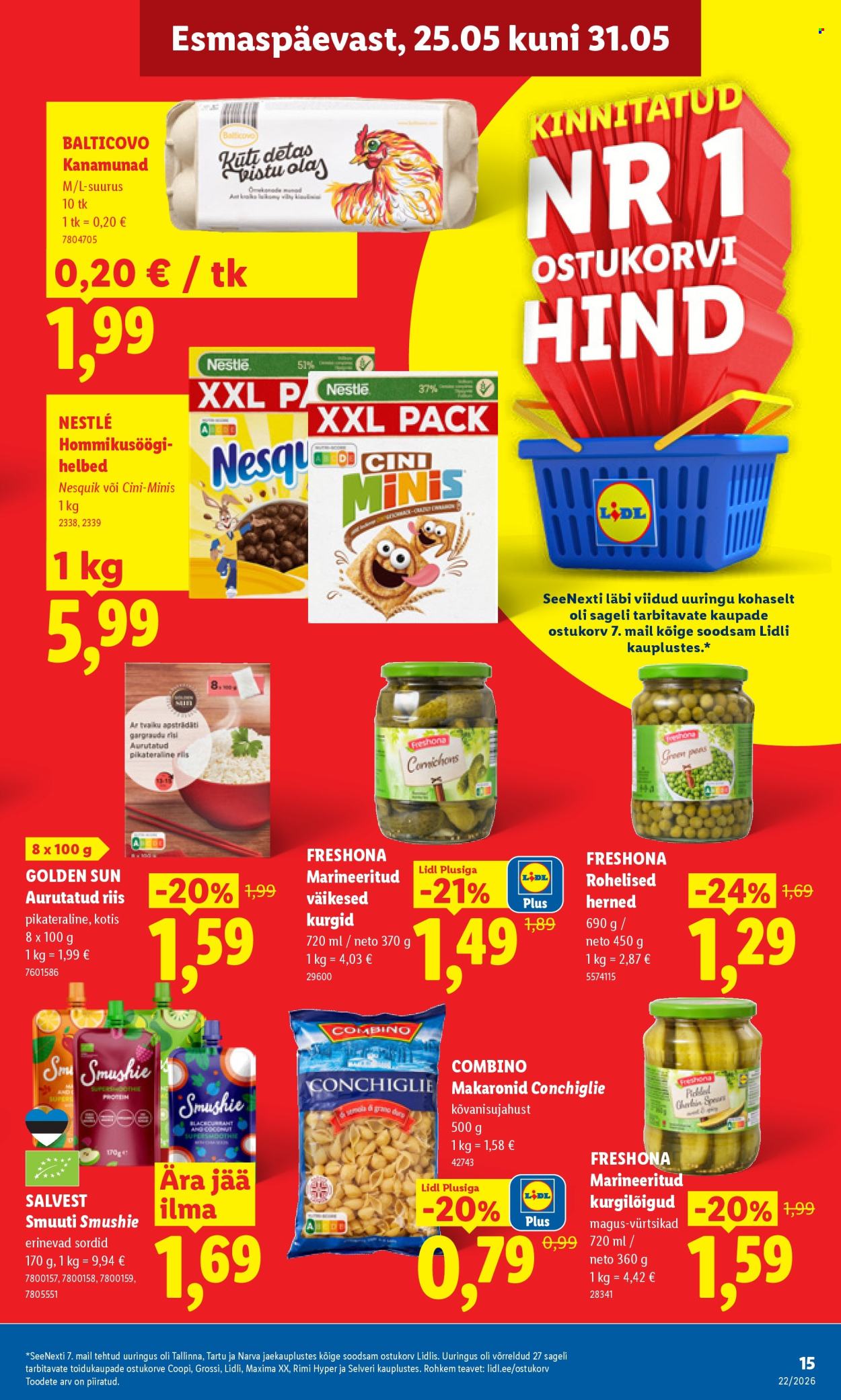 Lidl kliendileht - 25.05.2026 - 31.05.2026. Lehekülg 15