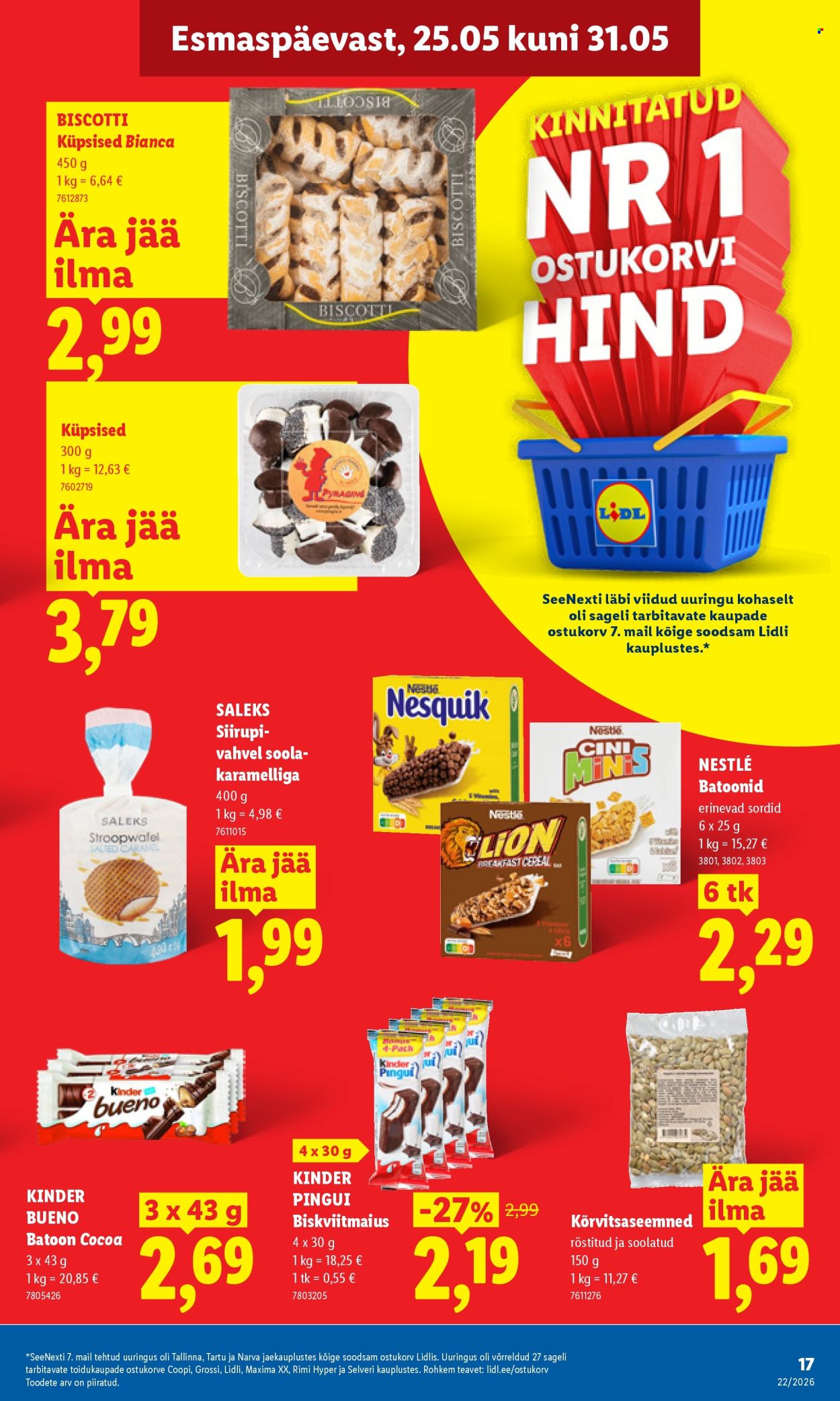 Lidl kliendileht - 25.05.2026 - 31.05.2026. Lehekülg 17