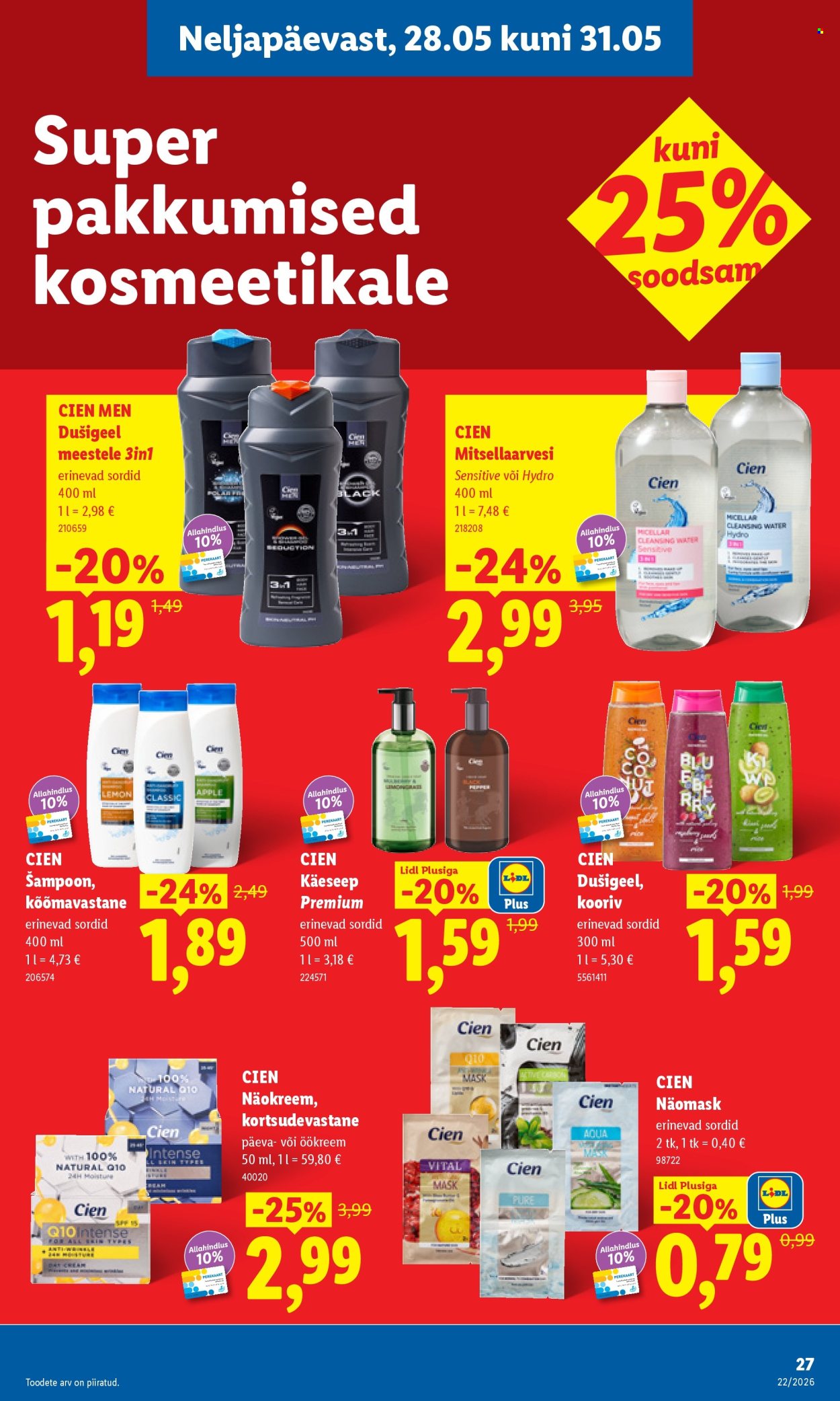Lidl kliendileht - 25.05.2026 - 31.05.2026. Lehekülg 27