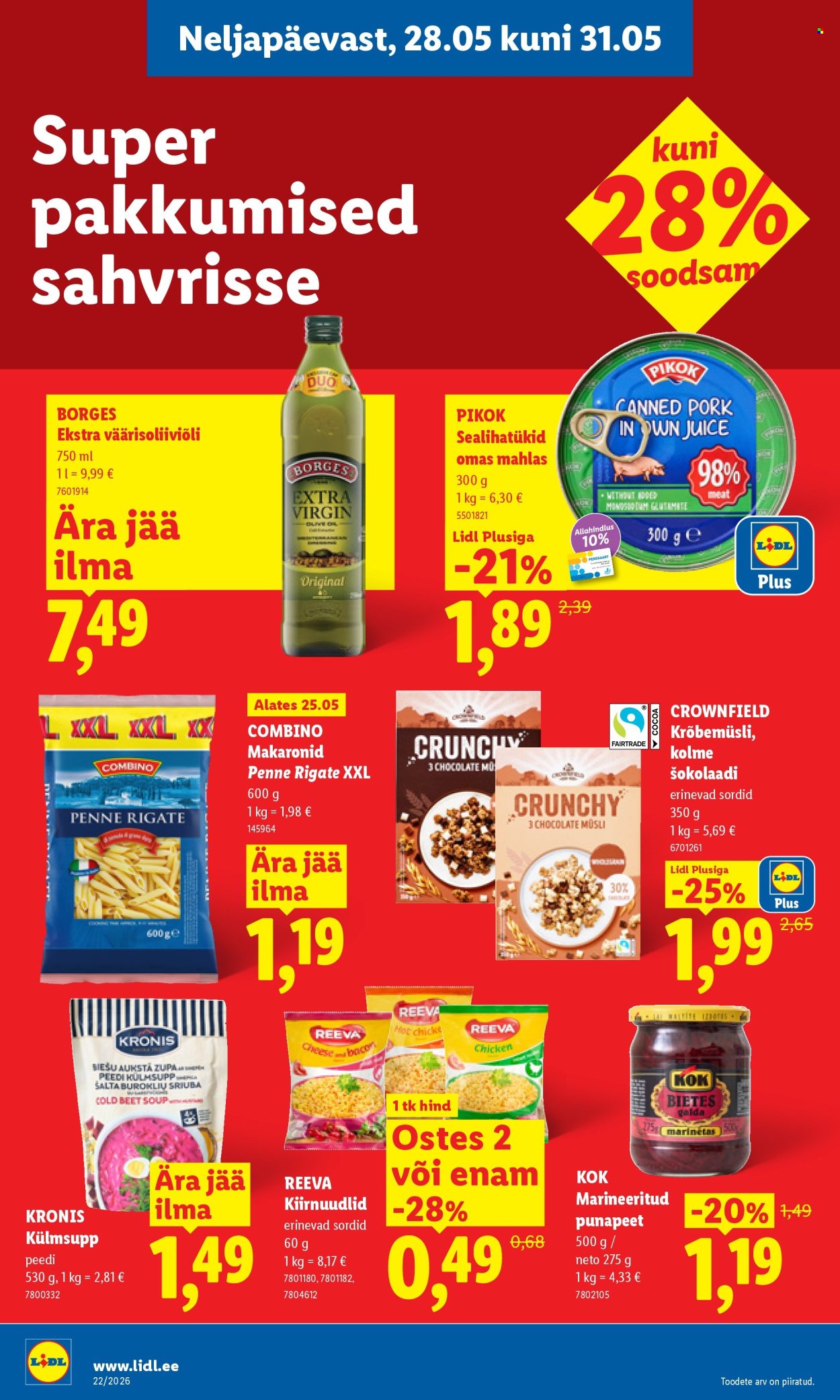 Lidl kliendileht - 25.05.2026 - 31.05.2026. Lehekülg 28