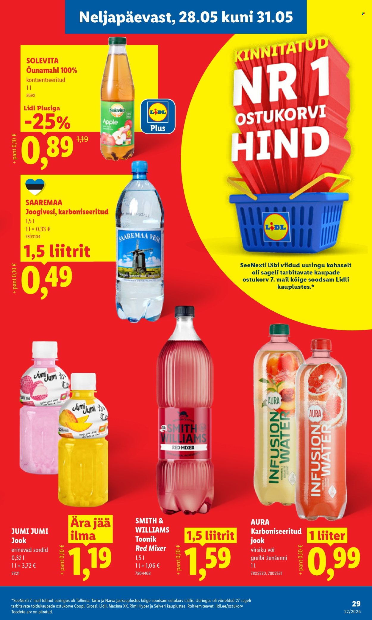 Lidl kliendileht - 25.05.2026 - 31.05.2026. Lehekülg 29