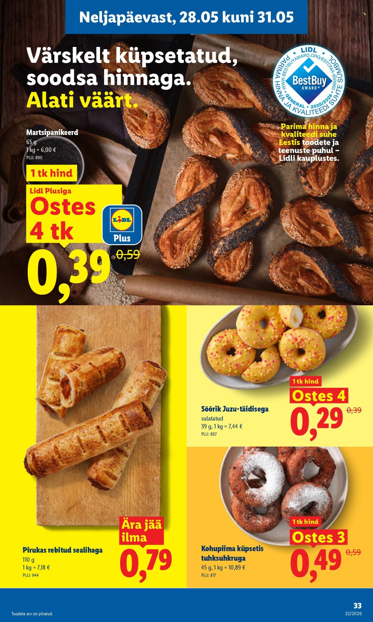 Lidl kliendileht - 25.05.2026 - 31.05.2026. Lehekülg 33