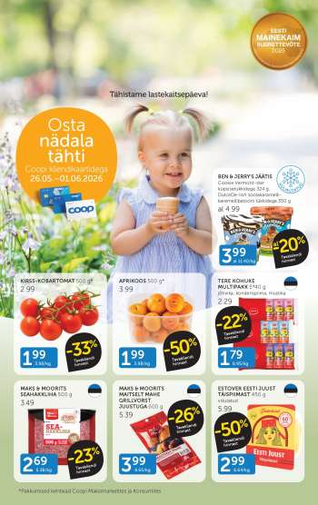 Kaupluse Coop kliendileht - 26.05.2026 - 01.06.2026.