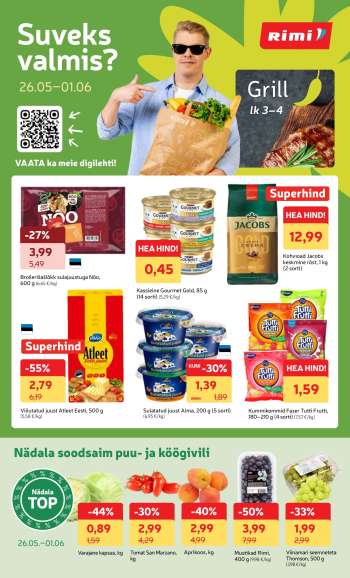 Kaupluse Rimi kliendileht - 26.05.2026 - 01.06.2026.