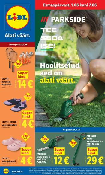 Kaupluse Lidl kliendileht - 01.06.2026 - 07.06.2026.