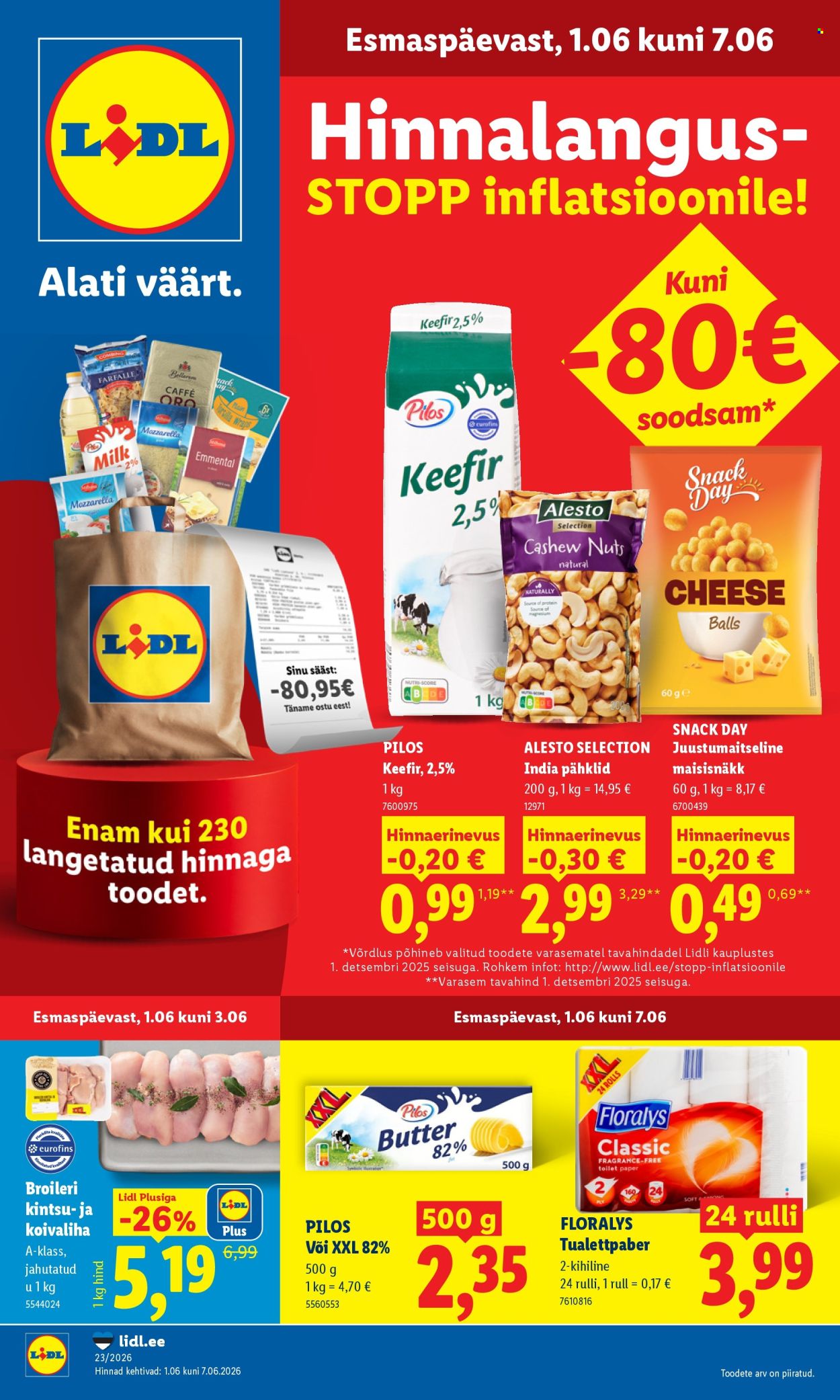 Lidl kliendileht - 01.06.2026 - 07.06.2026. Lehekülg 1