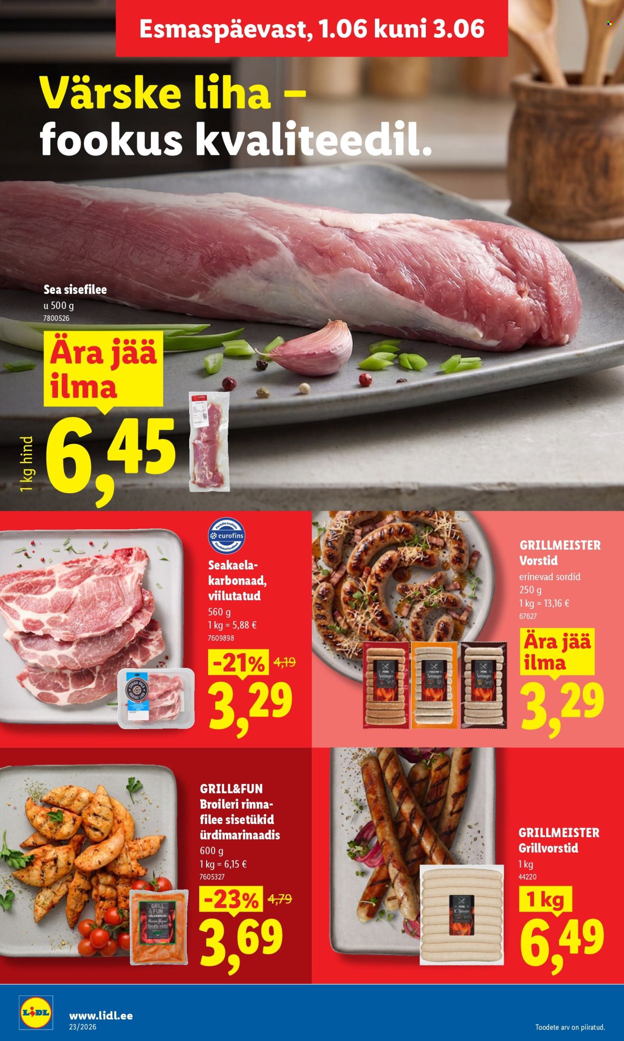 Lidl kliendileht - 01.06.2026 - 07.06.2026. Lehekülg 10