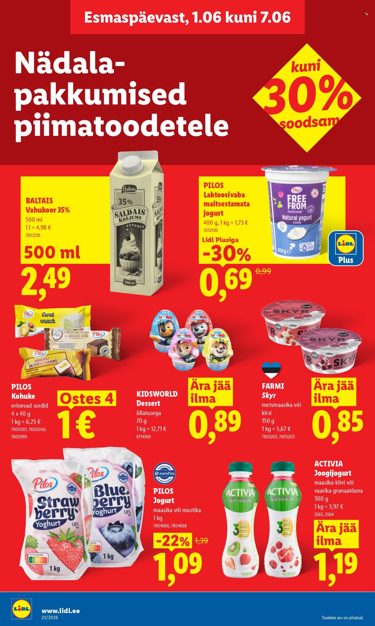 Lidl kliendileht - 01.06.2026 - 07.06.2026. Lehekülg 16