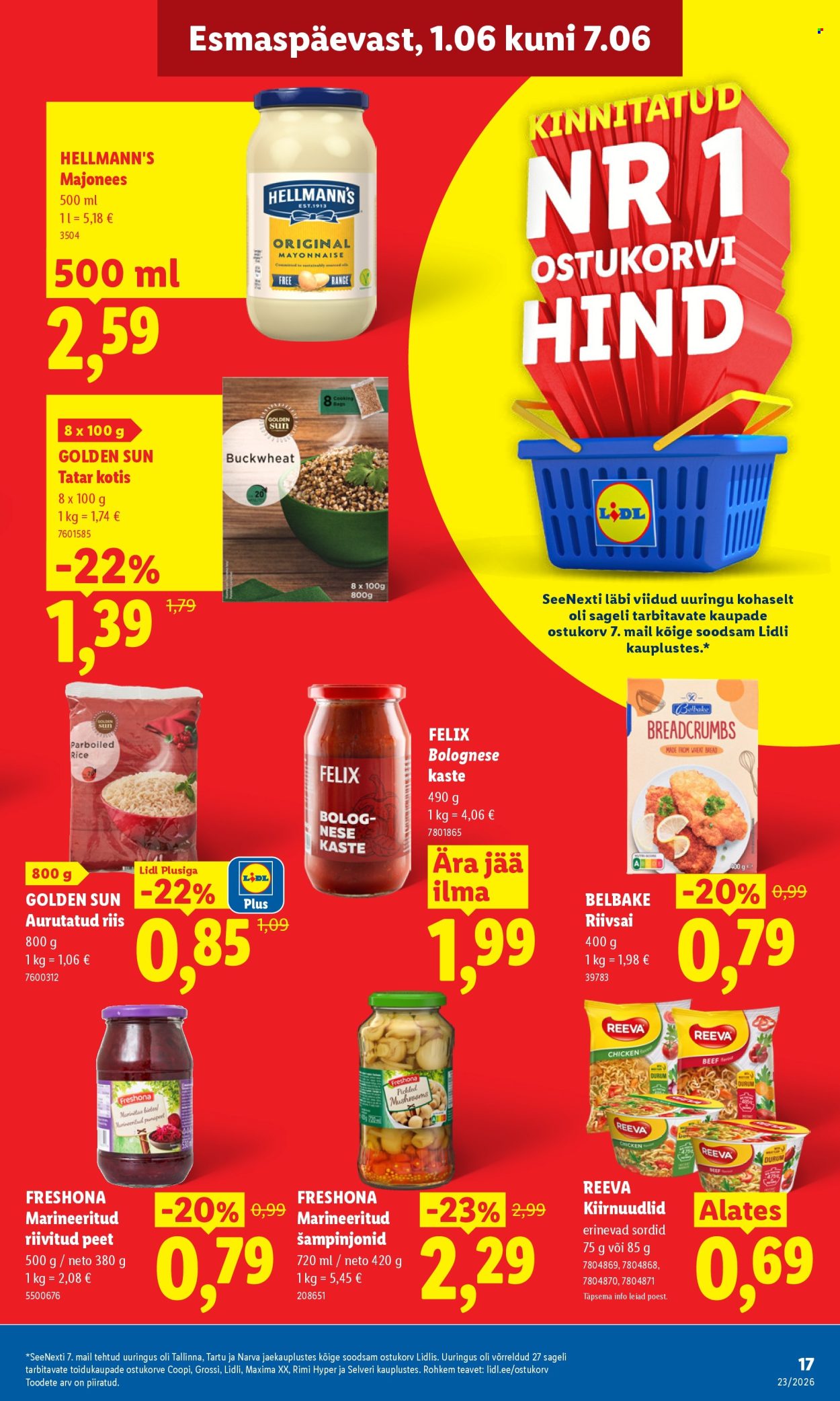 Lidl kliendileht - 01.06.2026 - 07.06.2026. Lehekülg 17