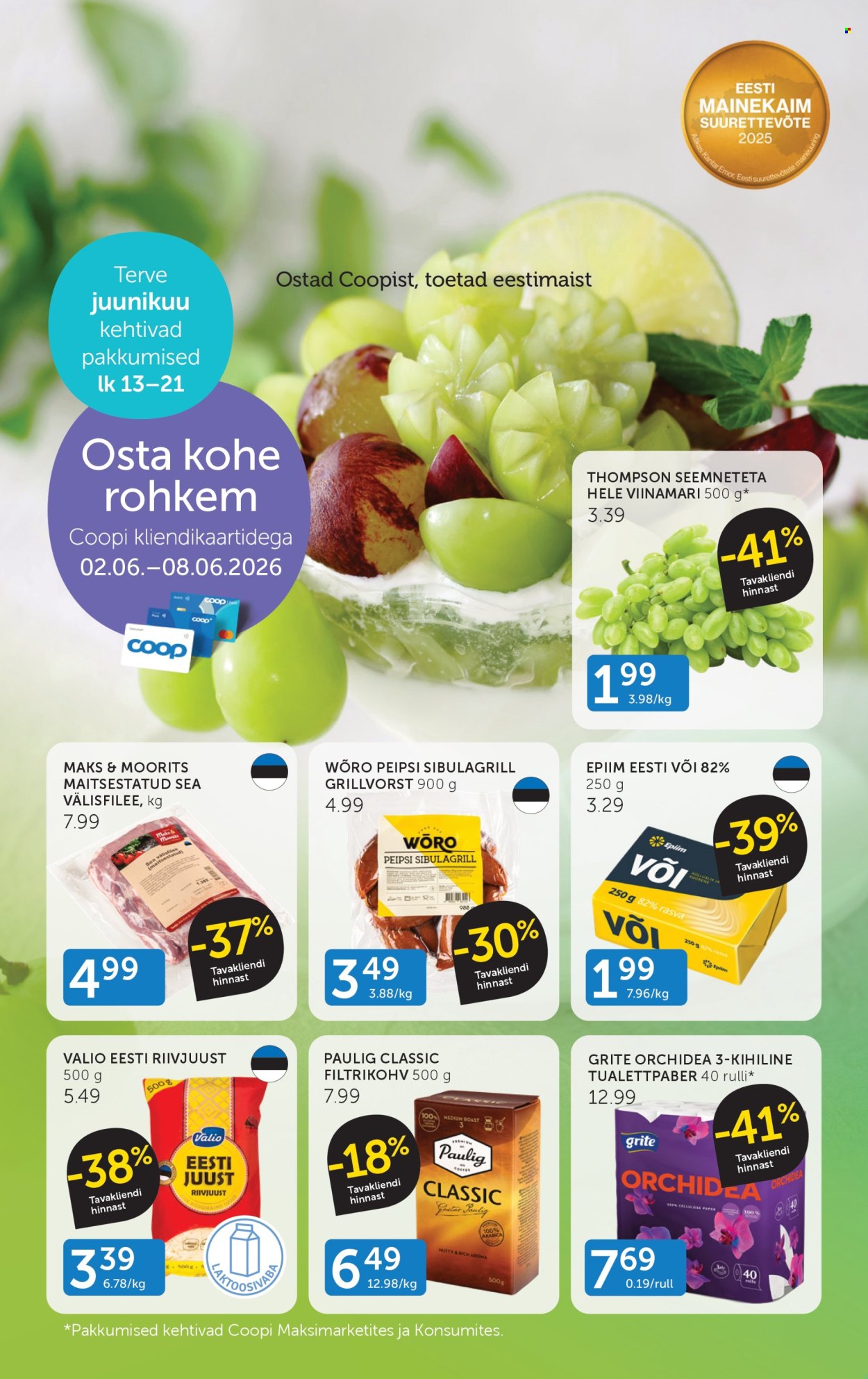 Coop kliendileht - 02.06.2026 - 08.06.2026. Lehekülg 1