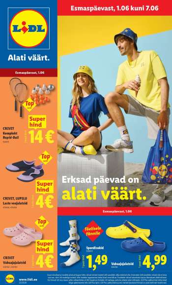 Kaupluse Lidl kliendileht - 01.06.2026 - 07.06.2026.