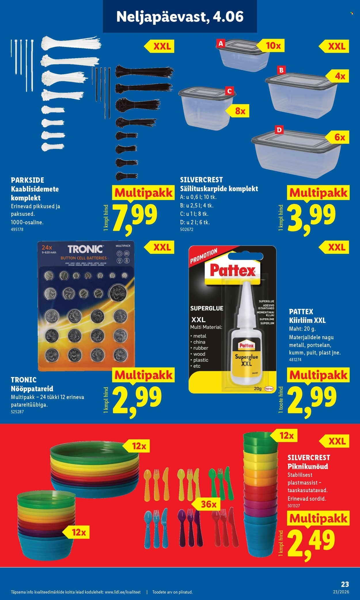 Lidl kliendileht - 01.06.2026 - 07.06.2026. Lehekülg 23