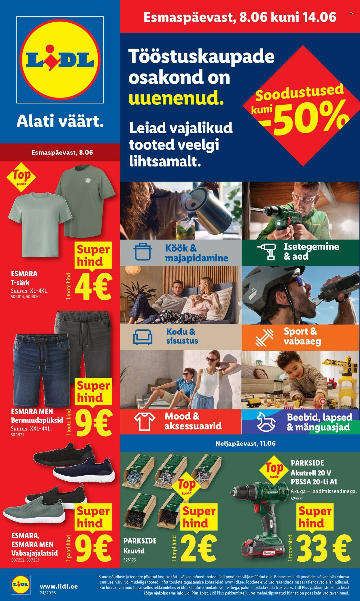 Lidl kliendileht - 08.06.2026 - 14.06.2026. Lehekülg 1