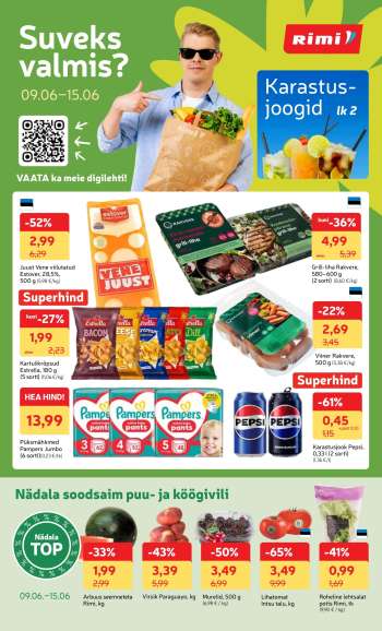 Kaupluse Rimi kliendileht - 09.06.2026 - 15.06.2026.
