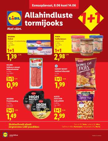 Kaupluse Lidl kliendileht - 08.06.2026 - 14.06.2026.