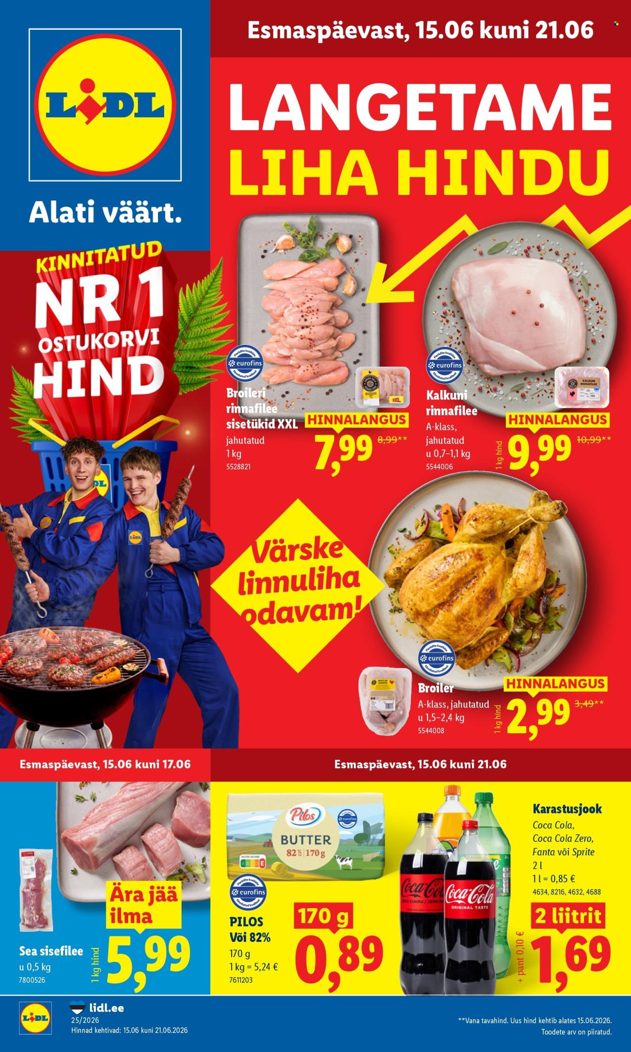 Lidl kliendileht - 15.06.2026 - 21.06.2026. Lehekülg 1