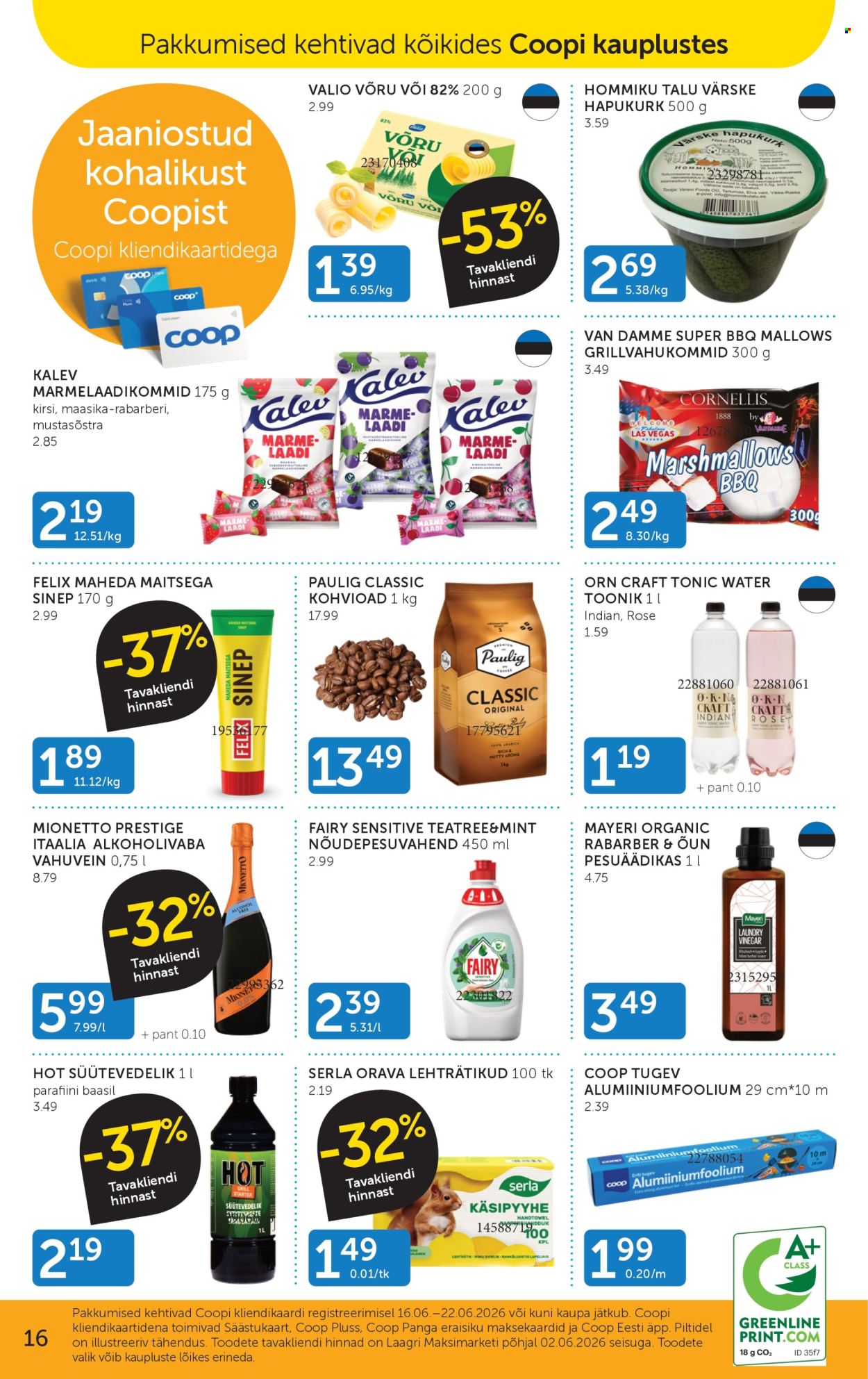 Coop kliendileht - 16.06.2026 - 22.06.2026. Lehekülg 16