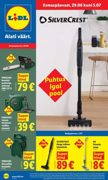 Kaupluse Lidl kliendileht - 29.06.2026 - 05.07.2026.