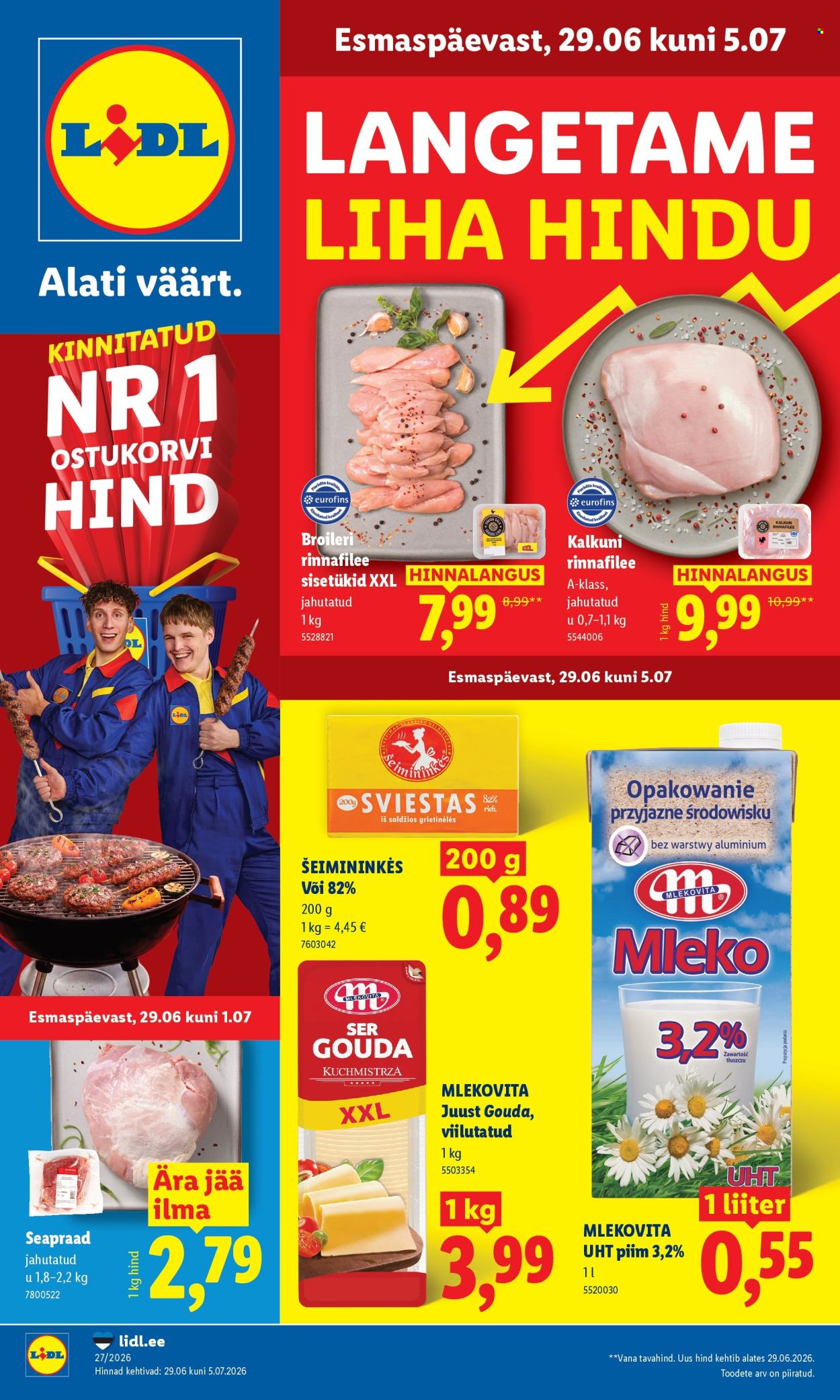 Lidl kliendileht - 29.06.2026 - 05.07.2026. Lehekülg 1