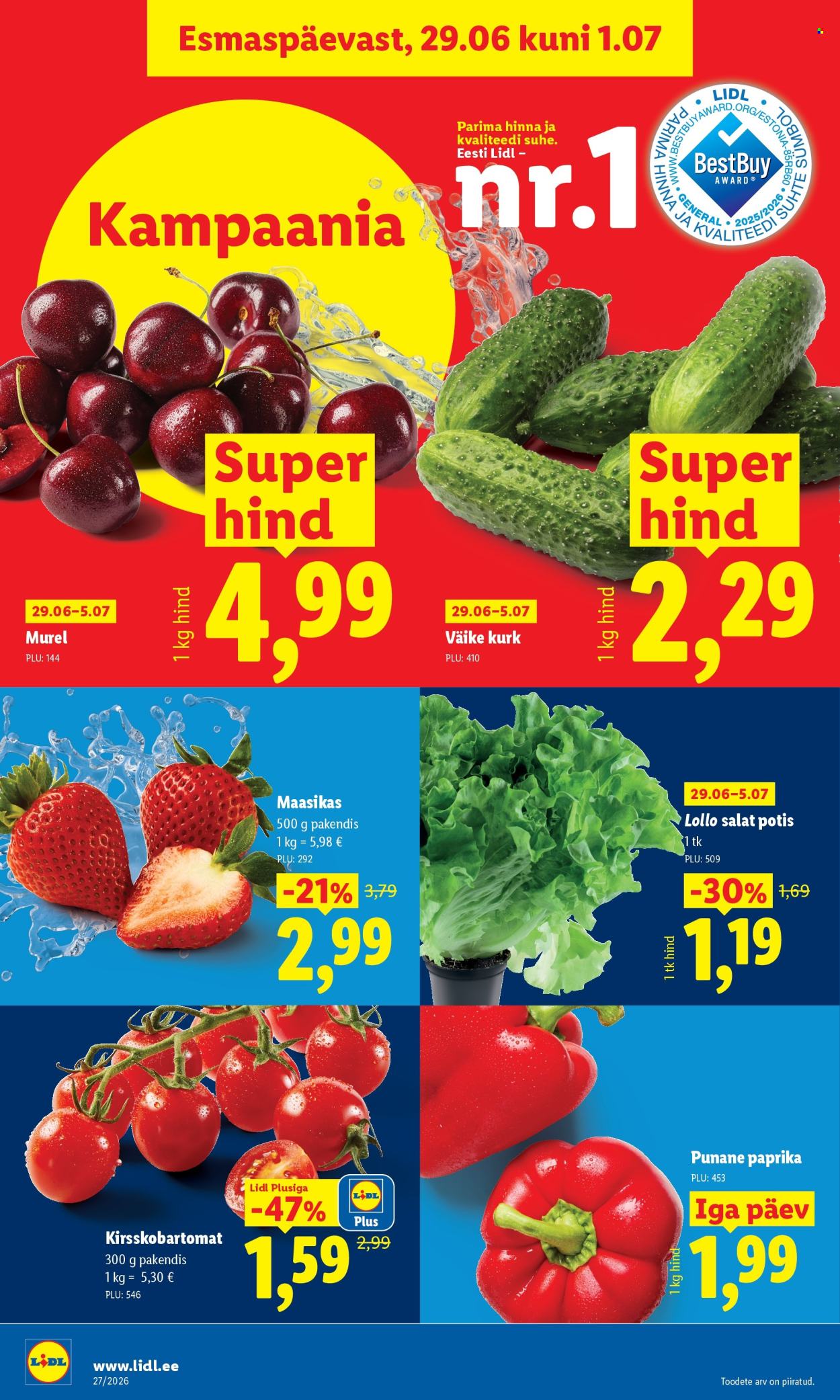 Lidl kliendileht - 29.06.2026 - 05.07.2026. Lehekülg 4