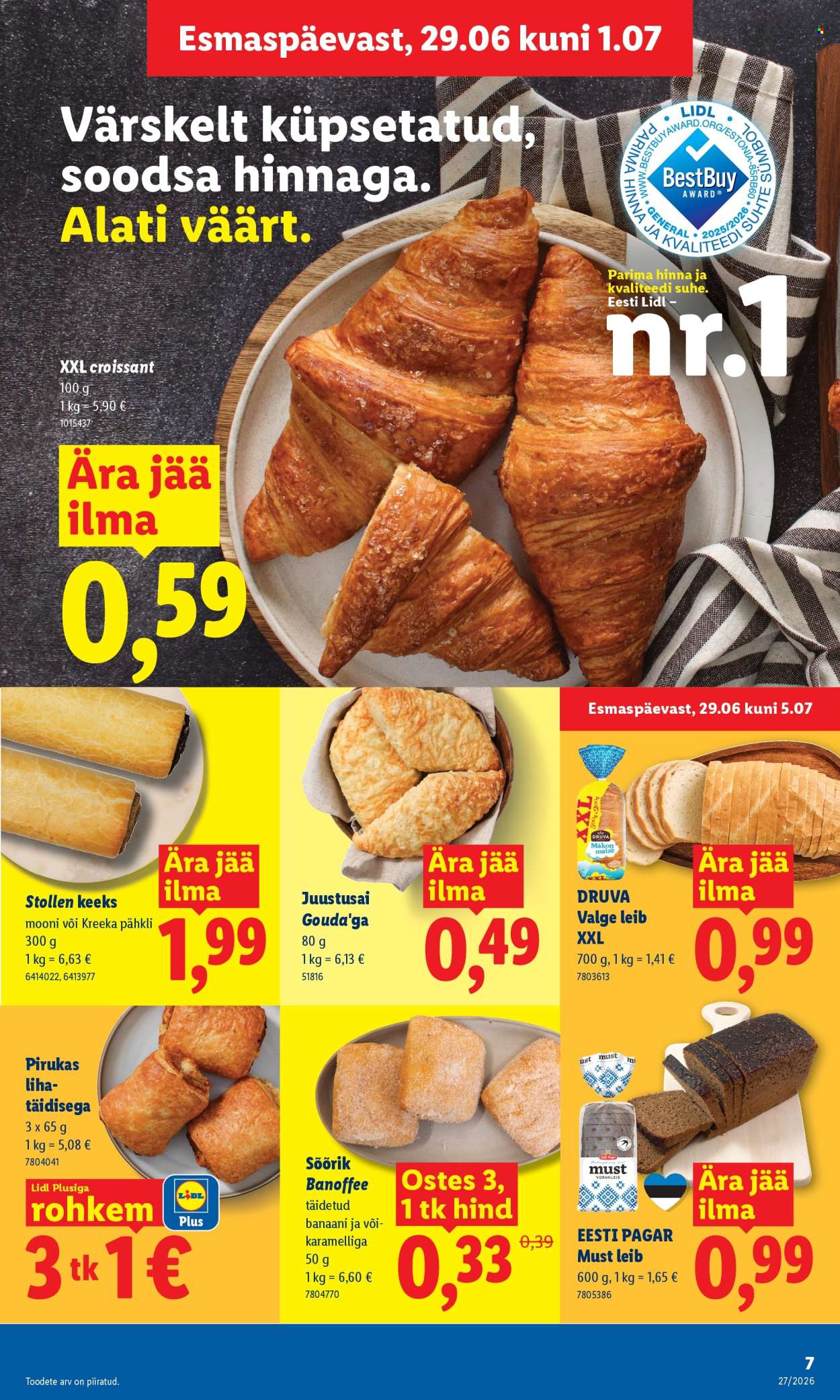 Lidl kliendileht - 29.06.2026 - 05.07.2026. Lehekülg 7