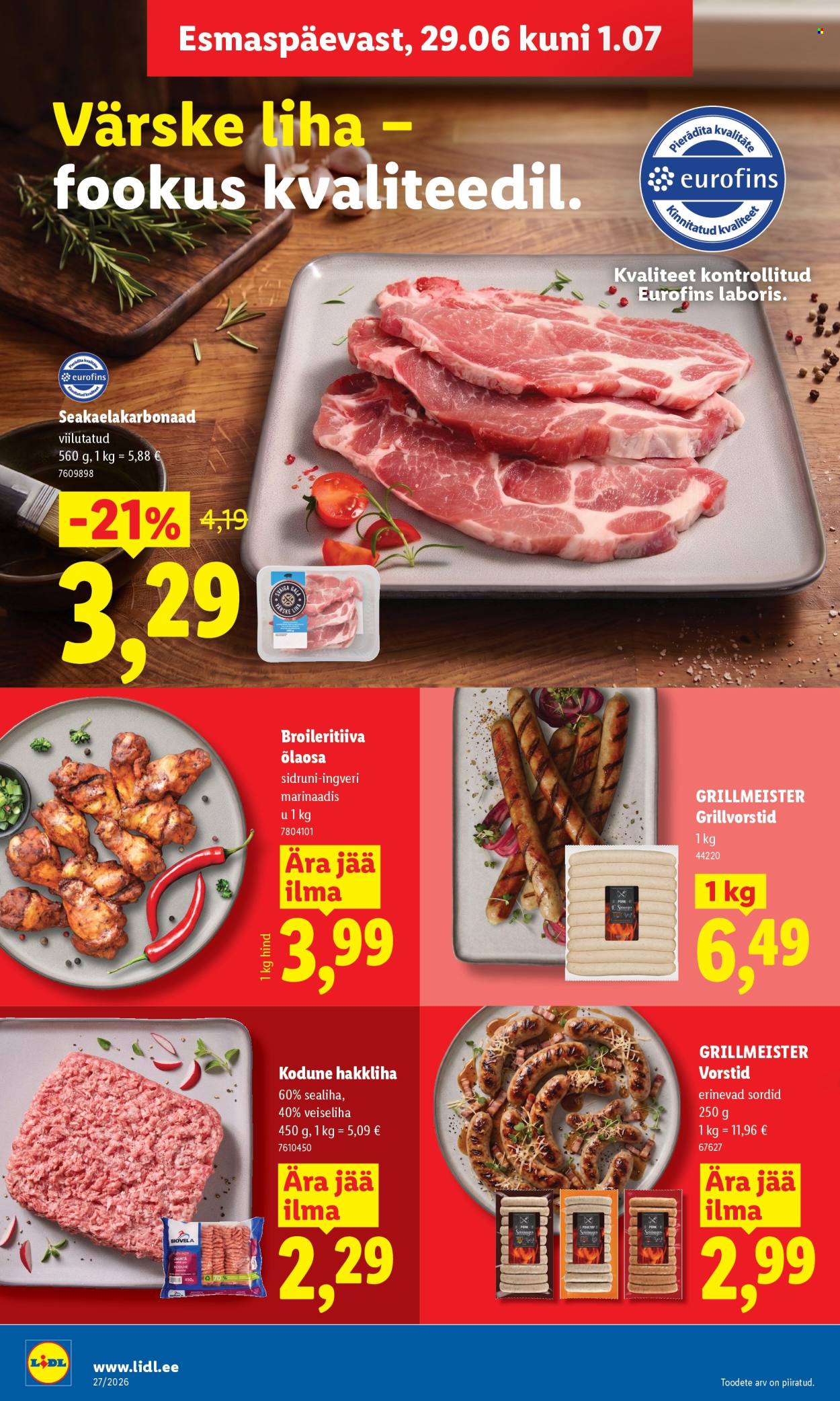 Lidl kliendileht - 29.06.2026 - 05.07.2026. Lehekülg 10