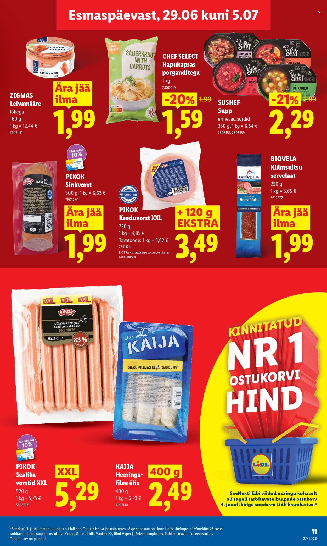 Lidl kliendileht - 29.06.2026 - 05.07.2026. Lehekülg 11