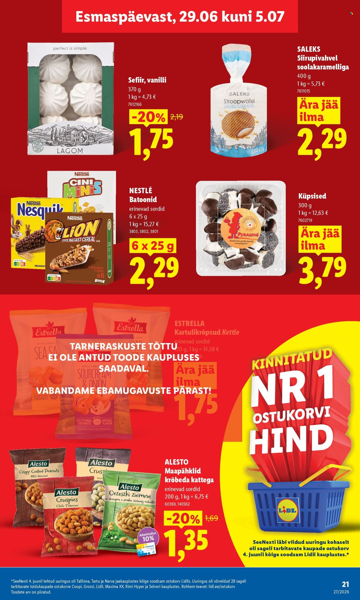 Lidl kliendileht - 29.06.2026 - 05.07.2026. Lehekülg 21