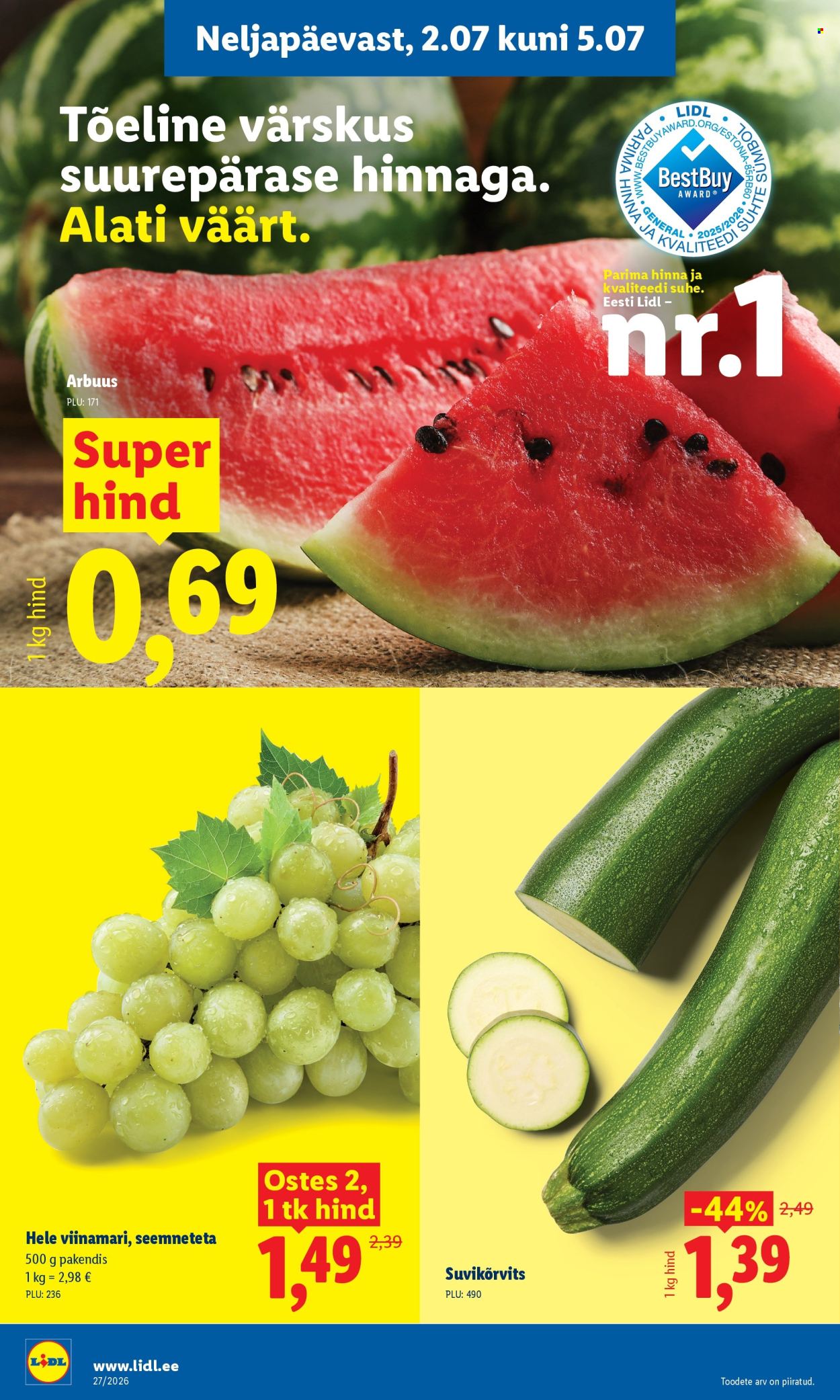 Lidl kliendileht - 29.06.2026 - 05.07.2026. Lehekülg 32
