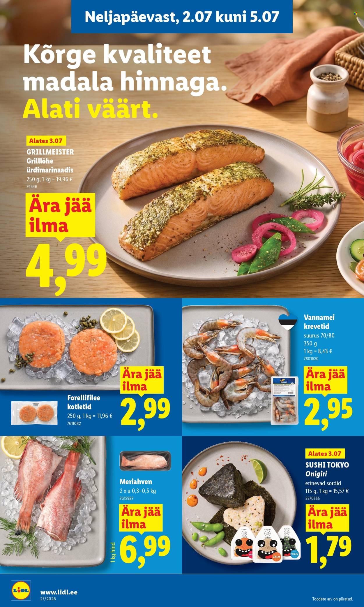 Lidl kliendileht - 29.06.2026 - 05.07.2026. Lehekülg 36