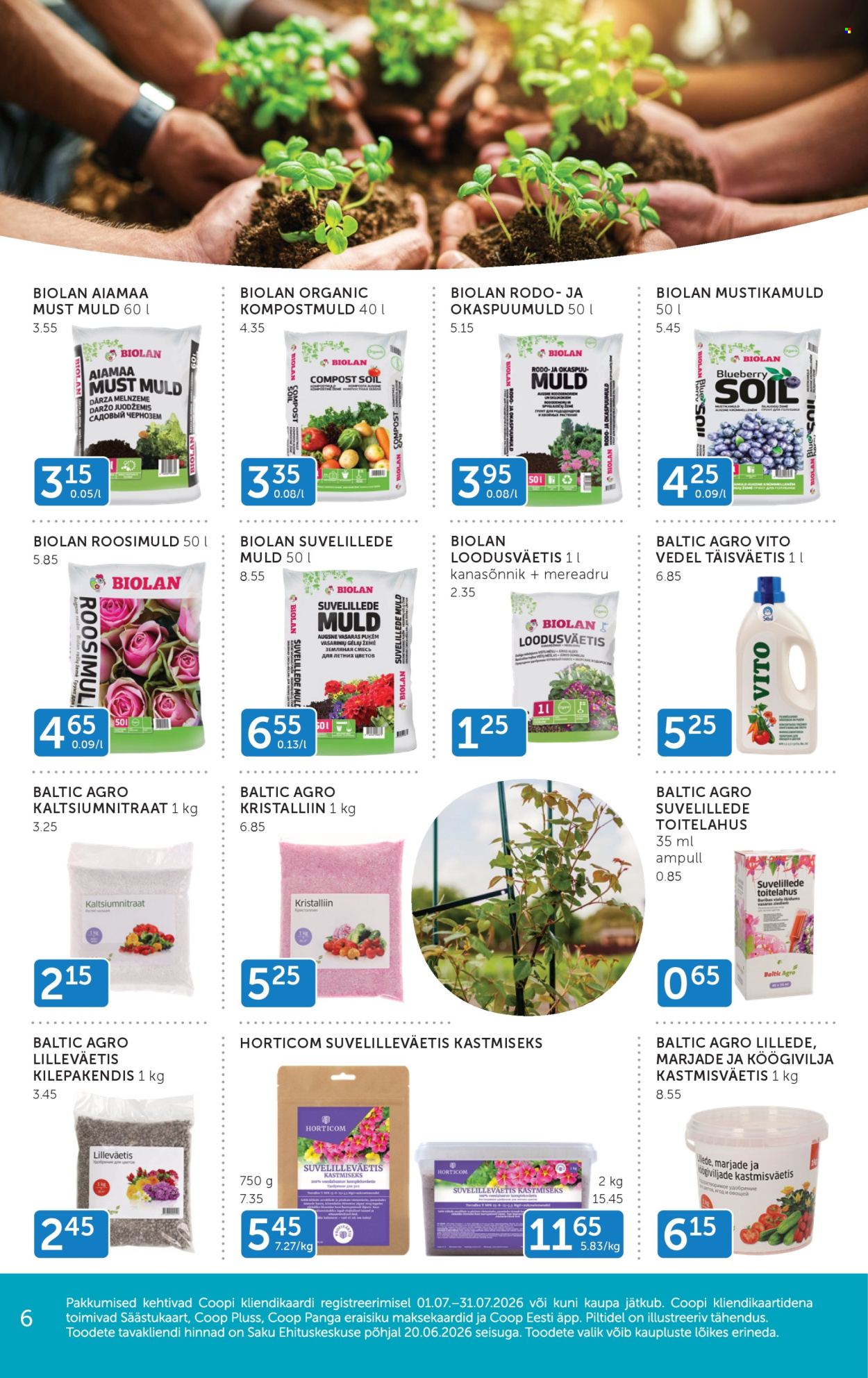 Coop kliendileht - 01.07.2026 - 31.07.2026. Lehekülg 6