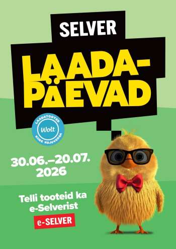 Kaupluse Selver kliendileht - 30.06.2026 - 20.07.2026.