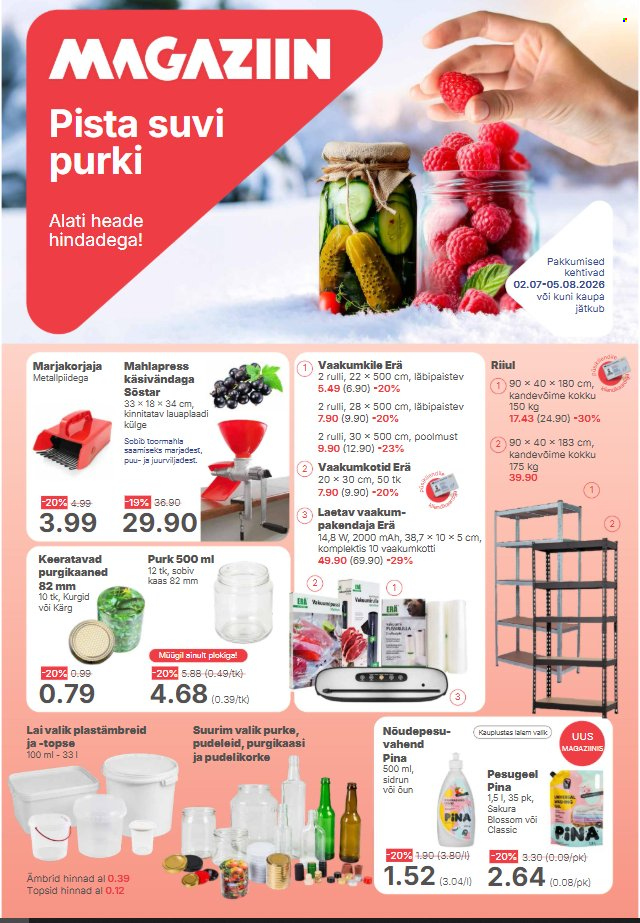 Magaziin kliendileht - 02.07.2026 - 05.08.2026. Lehekülg 1