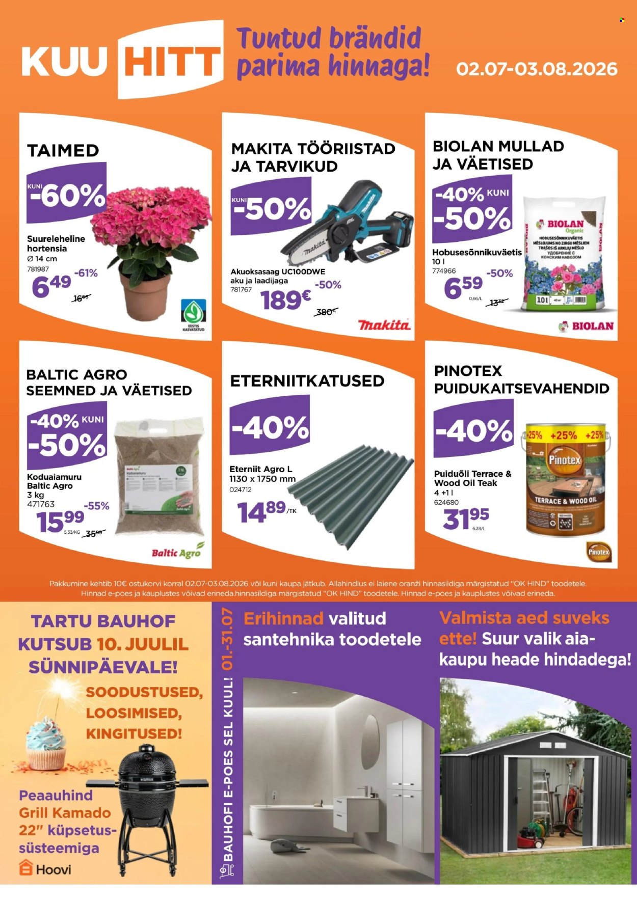 Bauhof kliendileht - 02.07.2026 - 03.08.2026. Lehekülg 40