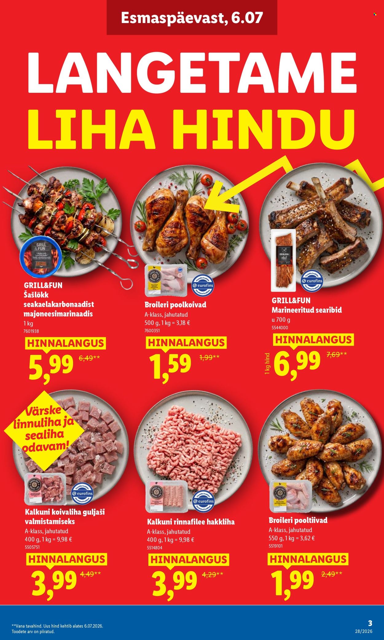 Lidl kliendileht - 06.07.2026 - 12.07.2026. Lehekülg 3
