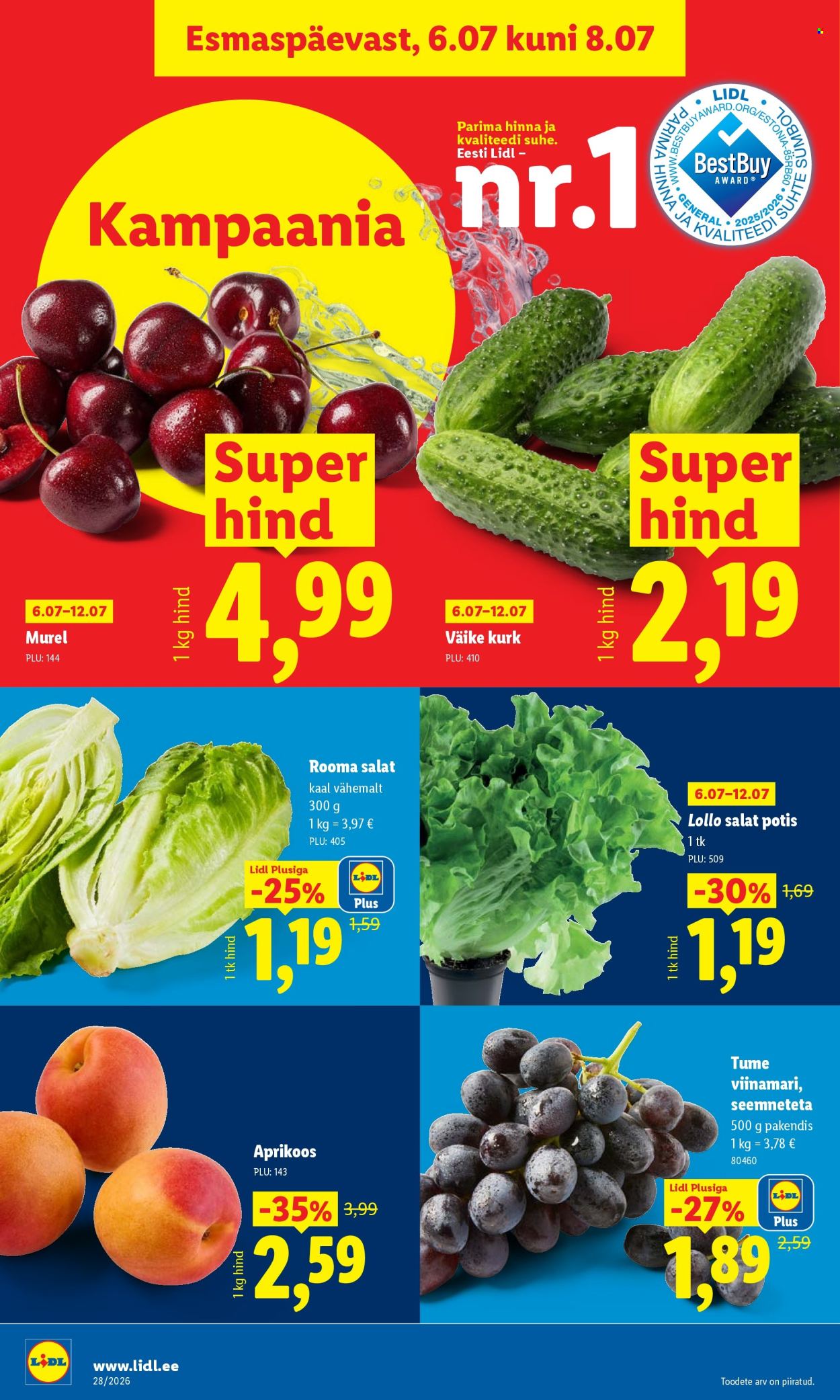 Lidl kliendileht - 06.07.2026 - 12.07.2026. Lehekülg 4