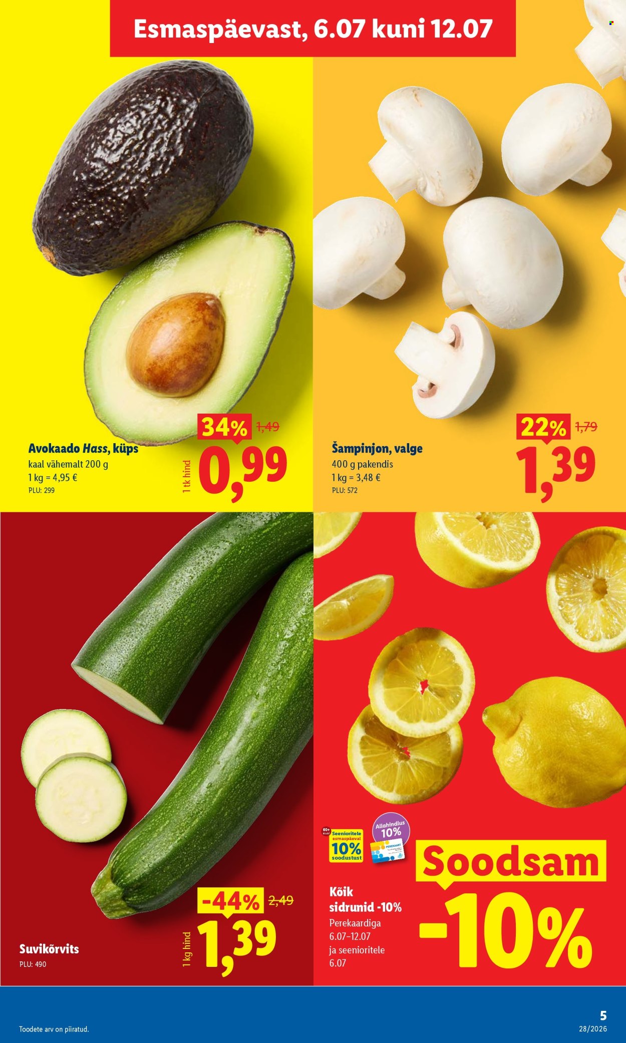 Lidl kliendileht - 06.07.2026 - 12.07.2026. Lehekülg 5