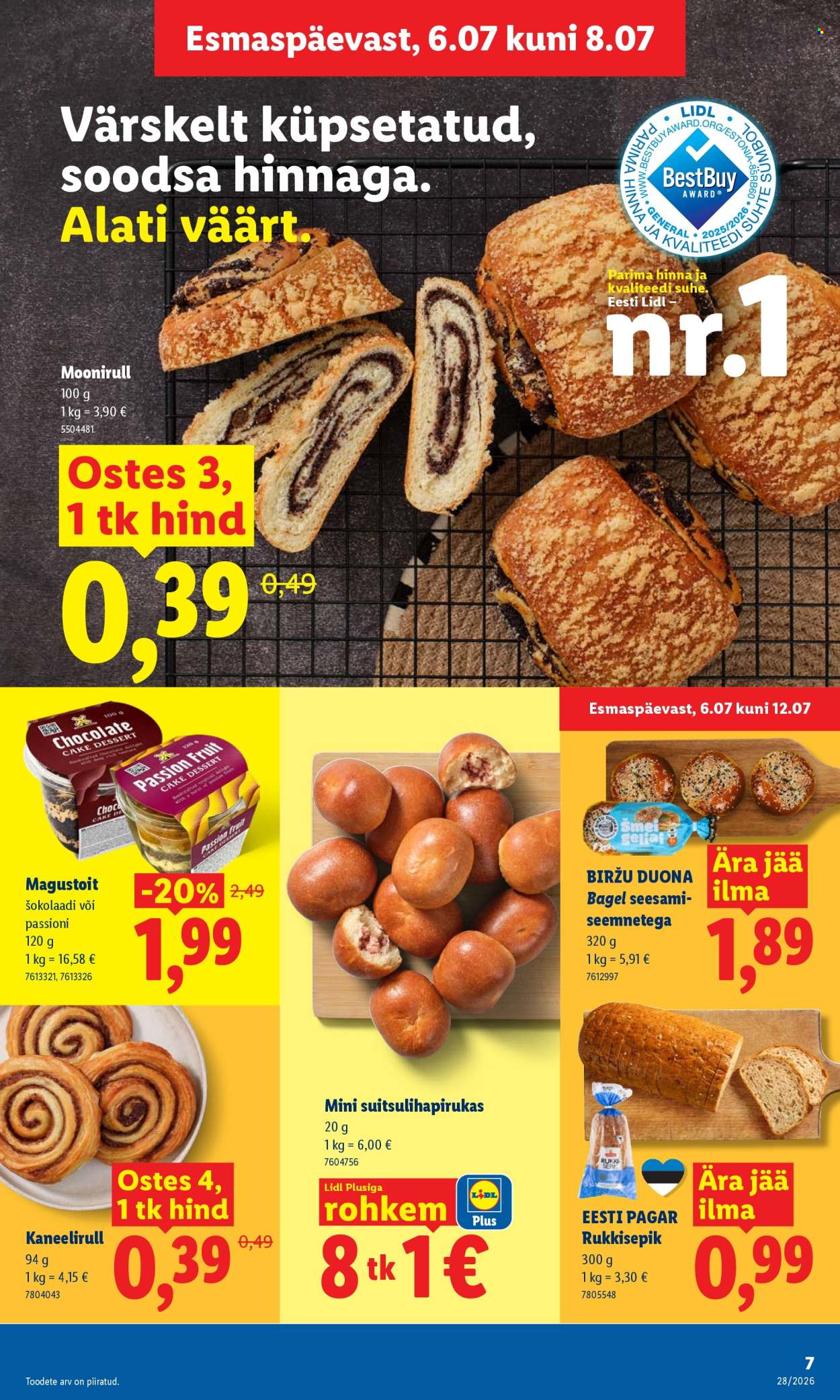 Lidl kliendileht - 06.07.2026 - 12.07.2026. Lehekülg 7