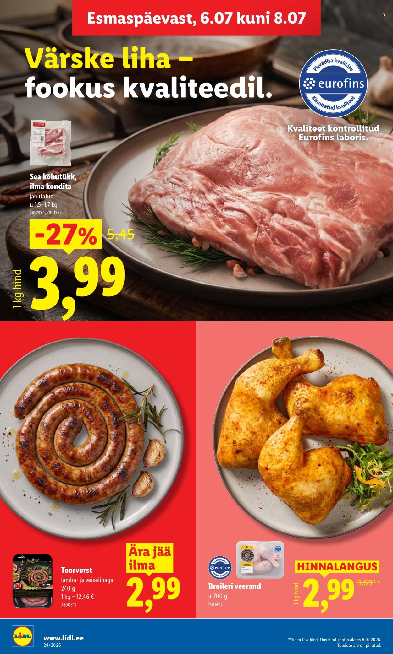 Lidl kliendileht - 06.07.2026 - 12.07.2026. Lehekülg 10