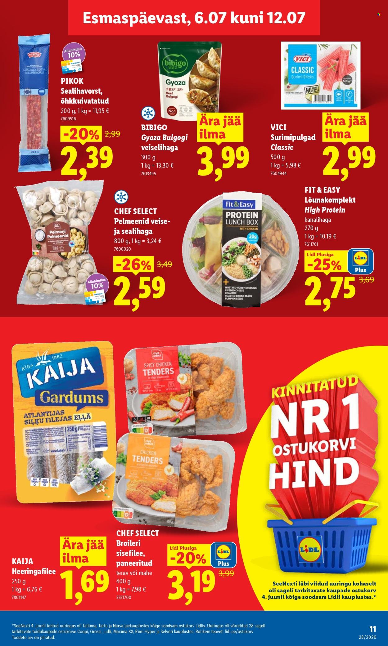 Lidl kliendileht - 06.07.2026 - 12.07.2026. Lehekülg 11
